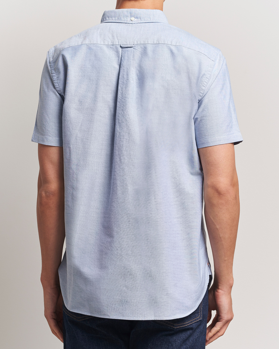 Heren | Overhemden | BEAMS PLUS | Short Sleeve Oxford Shirt Light Blue