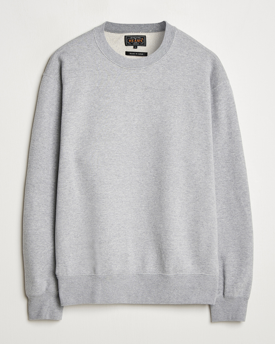 Heren | Truien | BEAMS PLUS | Made In Japan Cotton Sweatshirt Grey