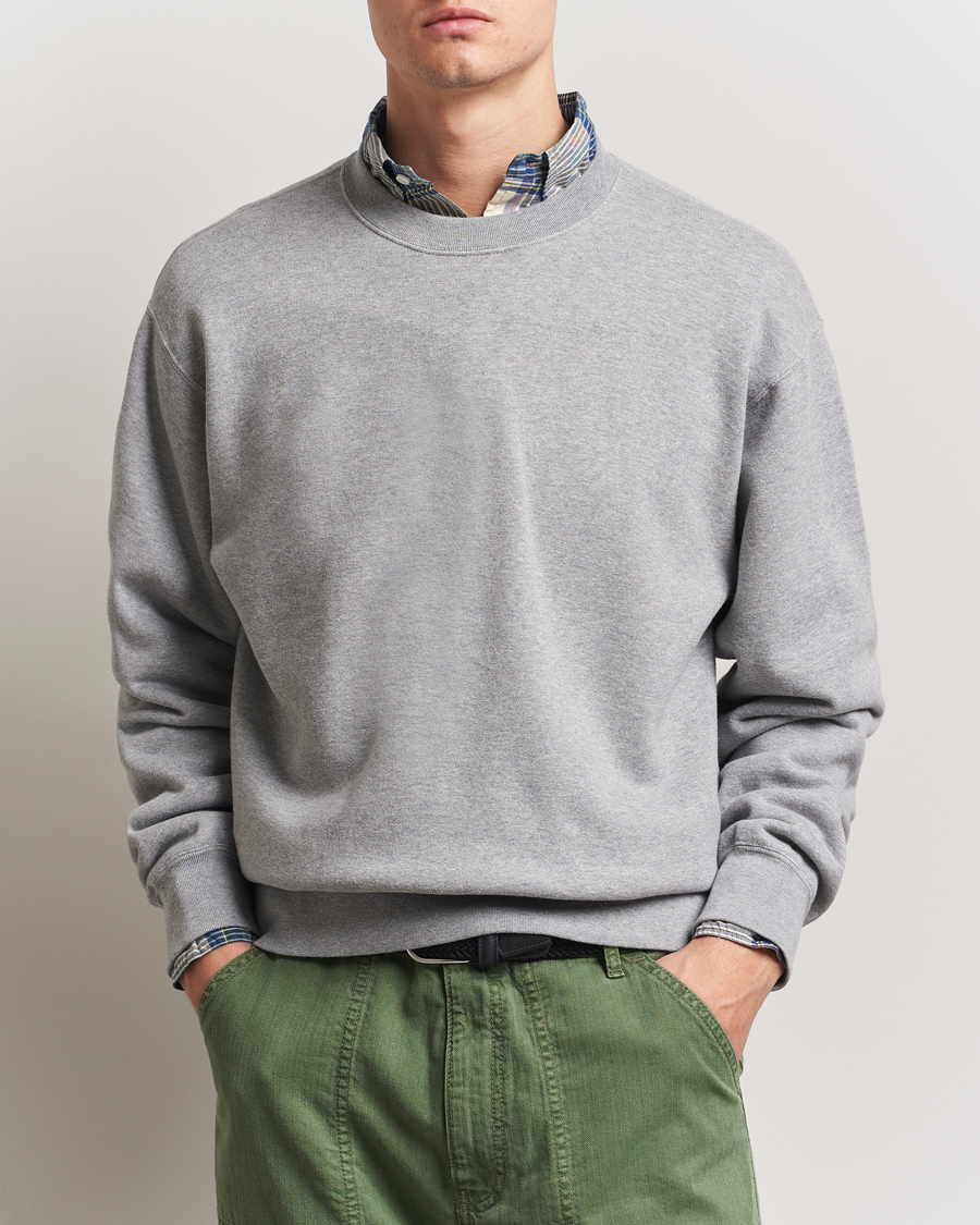 Heren | Truien | BEAMS PLUS | Made In Japan Cotton Sweatshirt Grey