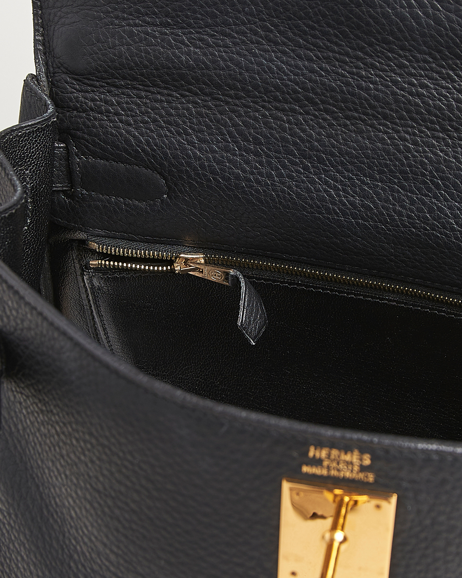Heren | Pre-Owned & Vintage Bags | Hermès Pre-Owned | Kelly 32 Handbag Taurillon Leather Black