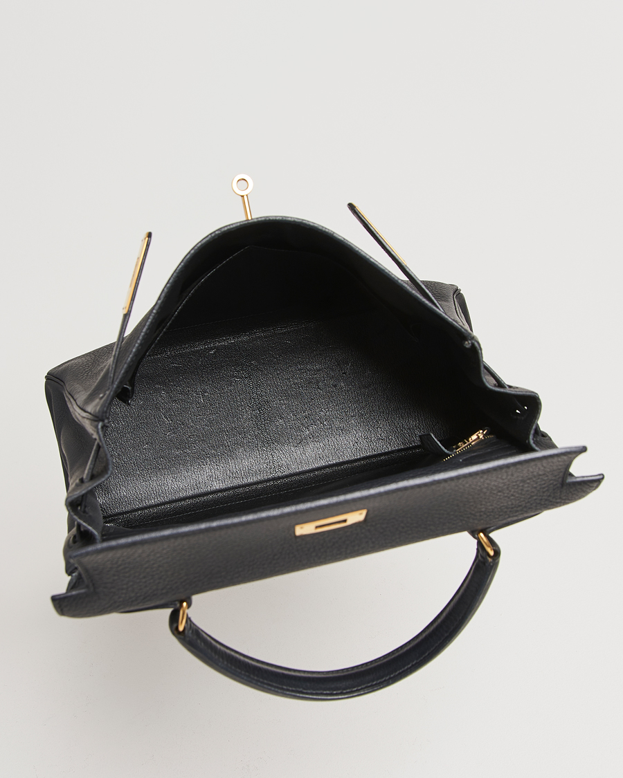 Heren | Pre-Owned & Vintage Bags | Hermès Pre-Owned | Kelly 32 Handbag Taurillon Leather Black