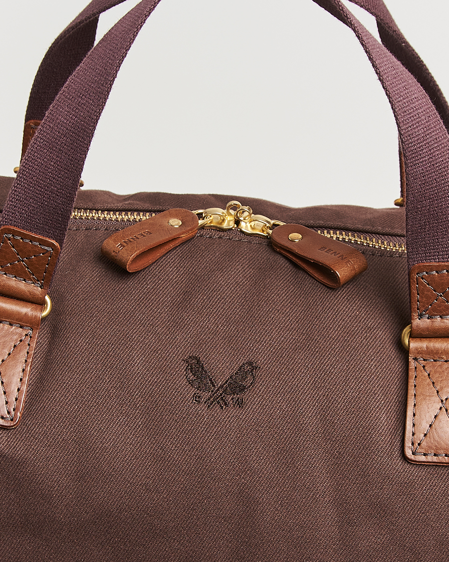 Heren | Tassen | Bennett Winch | Canvas Suit Carrier Holdall Chocolate