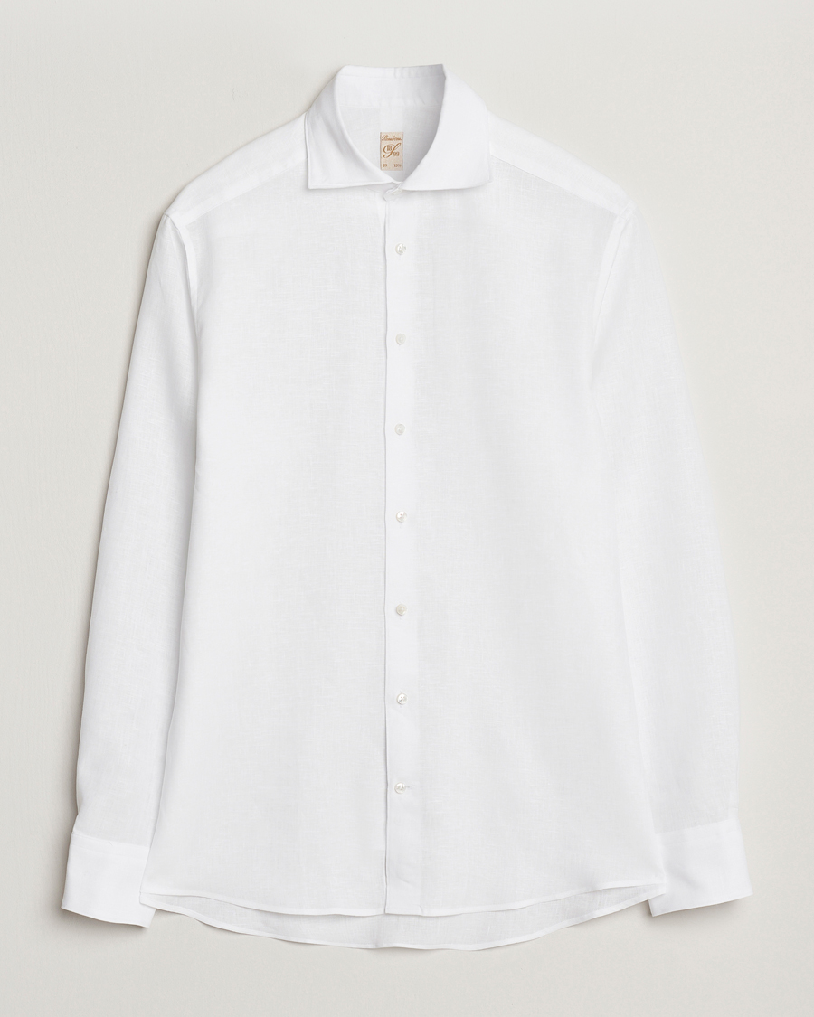 Heren | Overhemden | Stenströms | 1899 Linen Shirt White