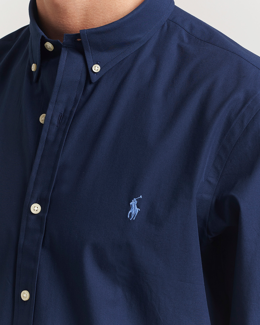 Heren | Overhemden | Polo Ralph Lauren | Slim Fit Poplin Shirt Newport Navy