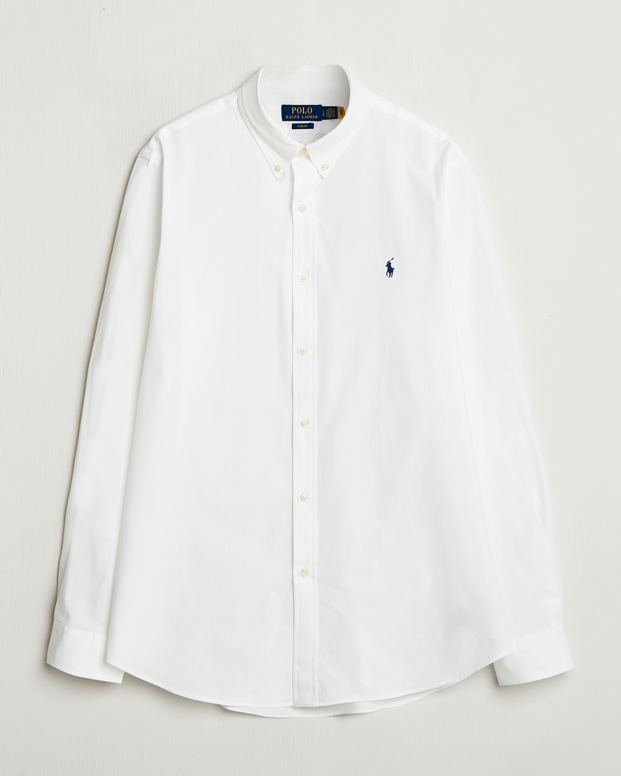 Heren | Overhemden | Polo Ralph Lauren | Slim Fit Poplin Shirt White