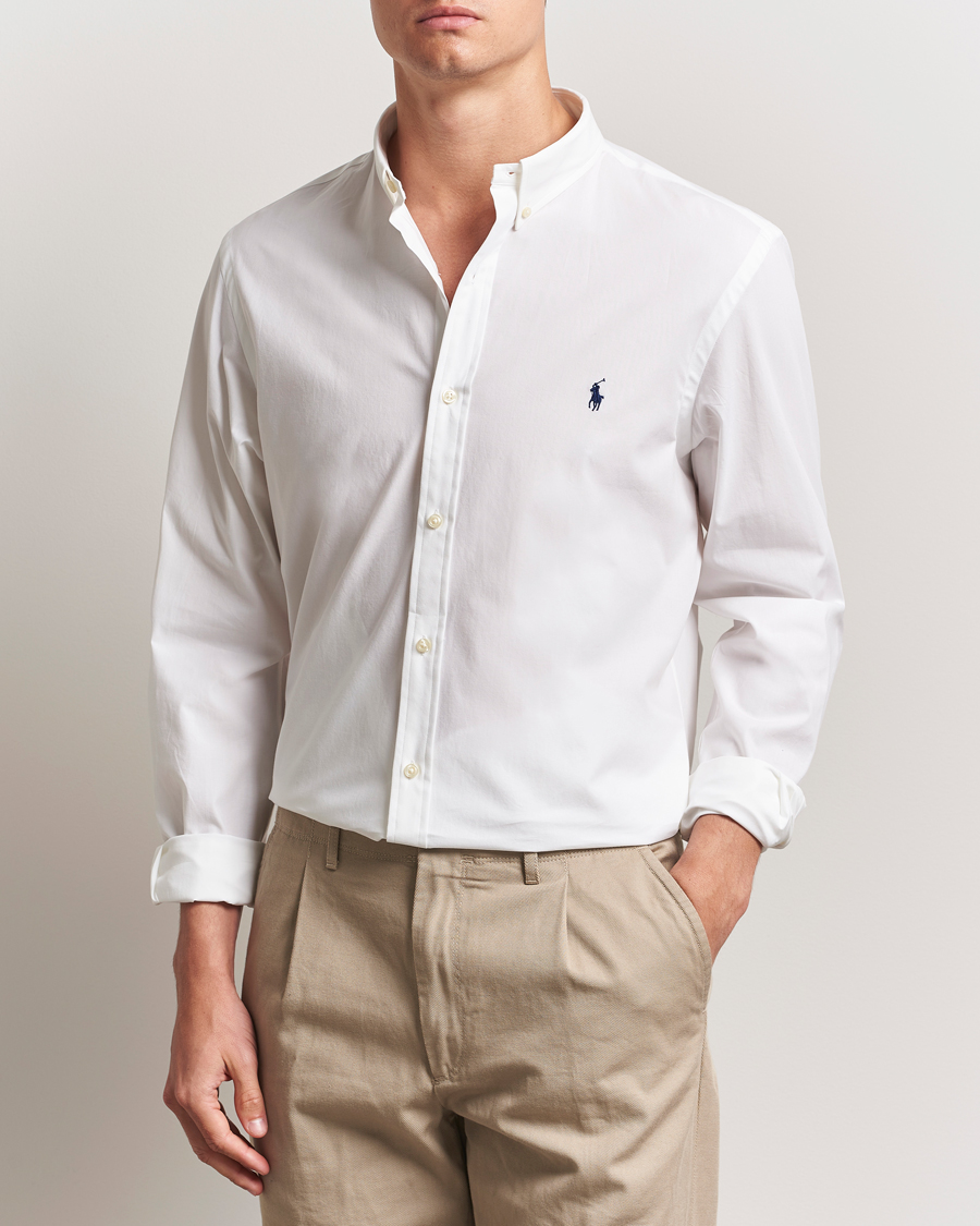 Heren | Overhemden | Polo Ralph Lauren | Slim Fit Poplin Shirt White