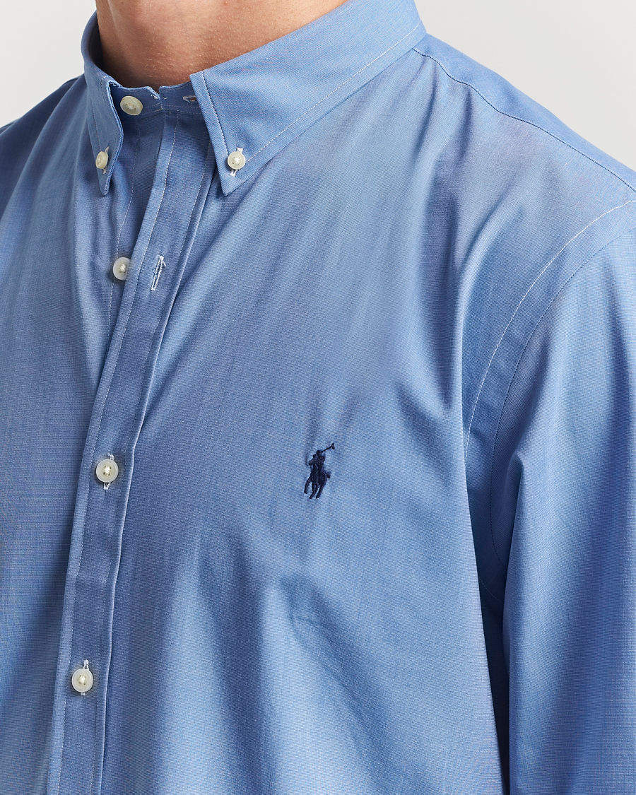 Heren | Overhemden | Polo Ralph Lauren | Slim Fit Poplin Shirt Blue End on End