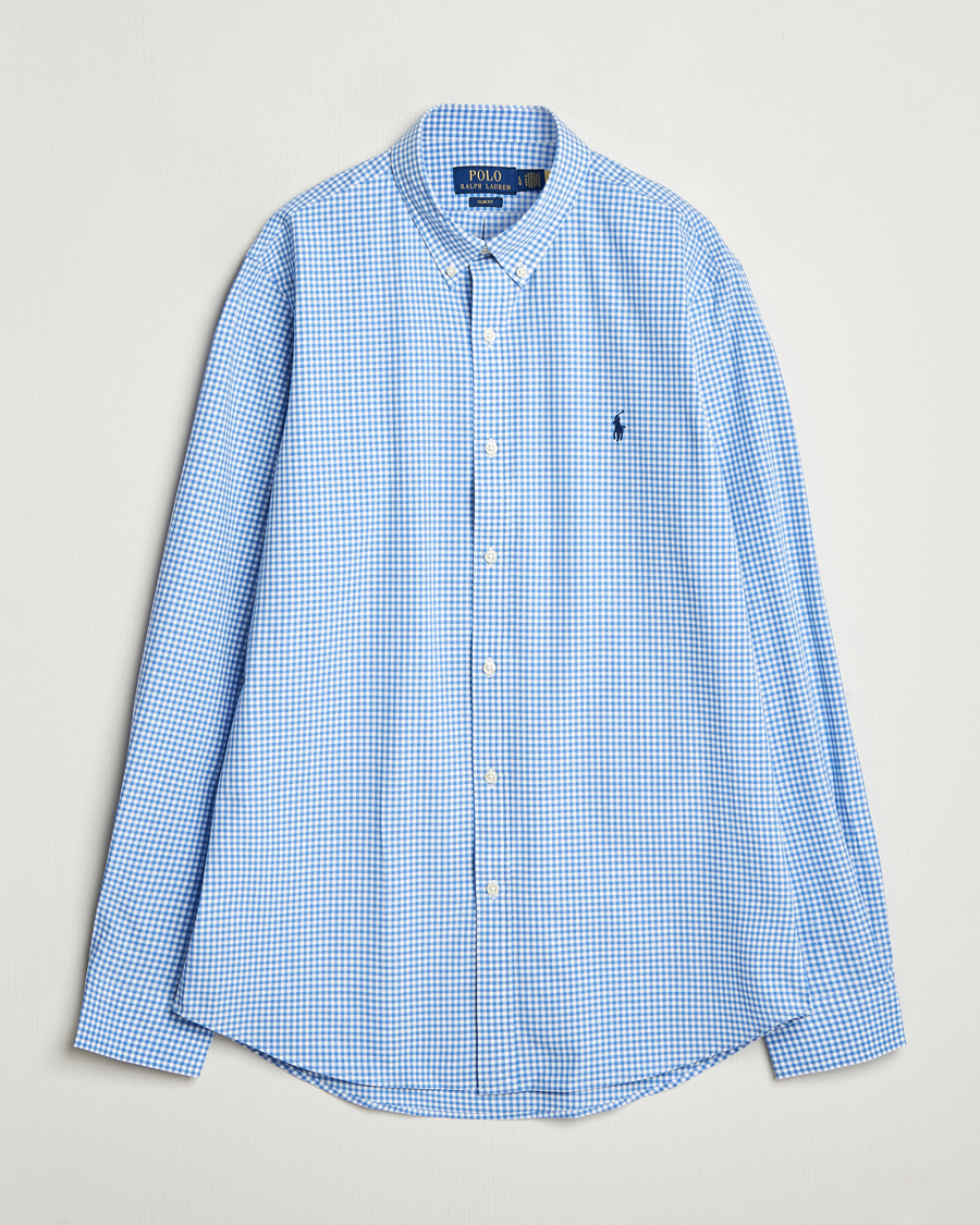 Heren | Overhemden | Polo Ralph Lauren | Slim Fit Poplin Shirt Blue/Check