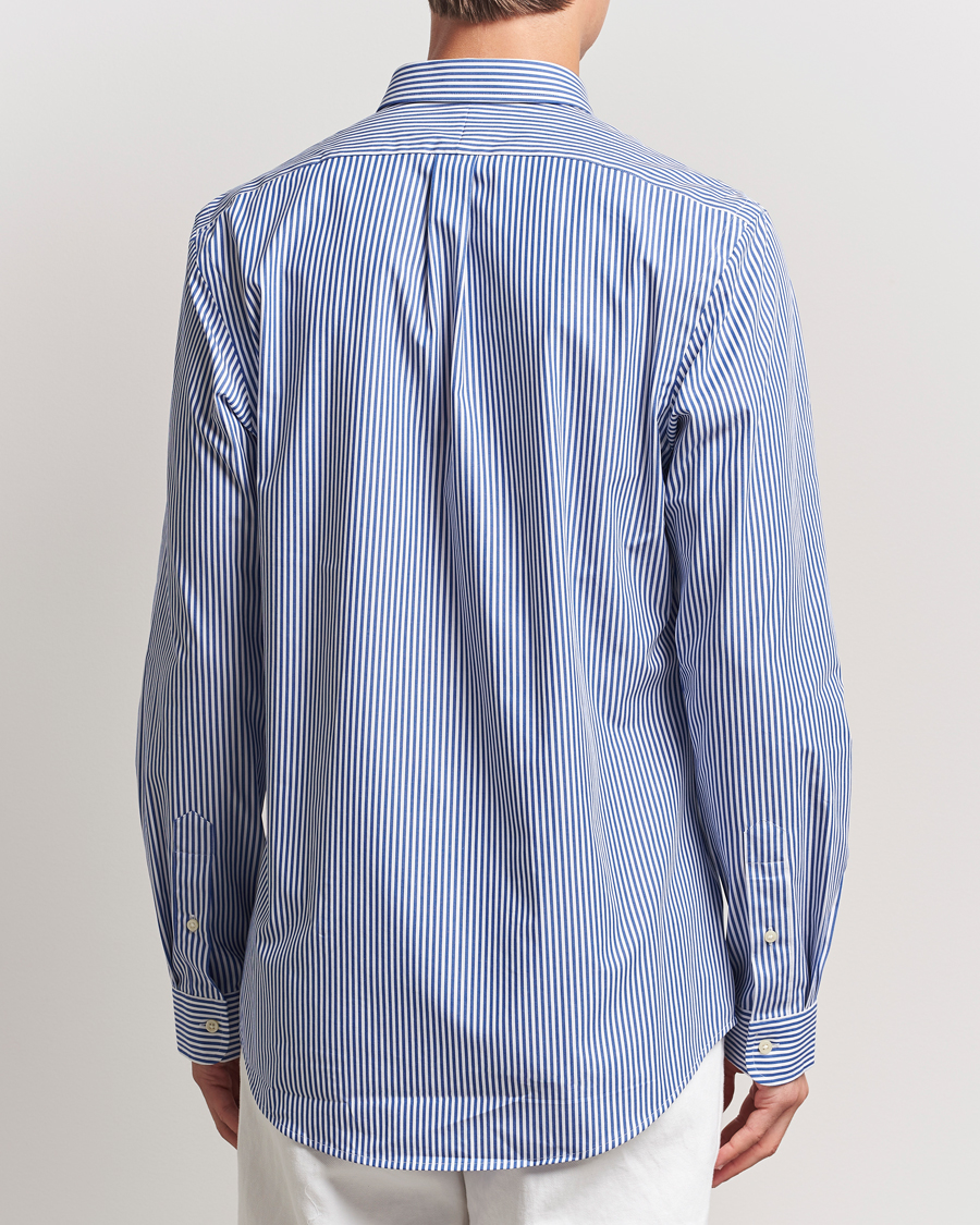 Heren | Overhemden | Polo Ralph Lauren | Slim Fit Poplin Shirt Blue/White Bengal Stripe