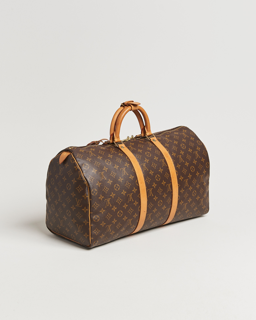 Heren | Pre-Owned & Vintage Bags | Louis Vuitton Pre-Owned | Keepall 50 Monogram
