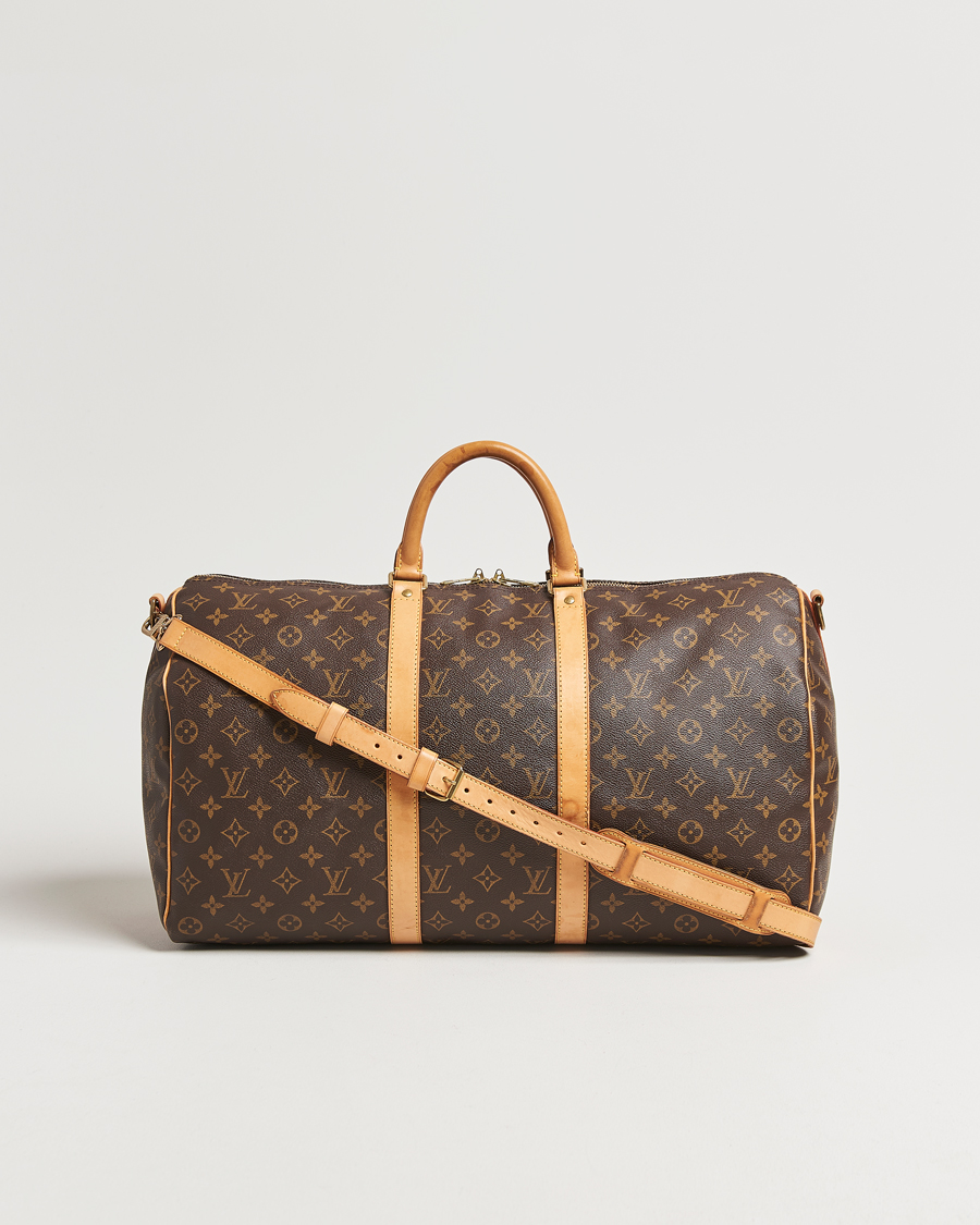 Heren | Pre-Owned & Vintage Bags | Louis Vuitton Pre-Owned | Keepall Bandoulière 50 Monogram