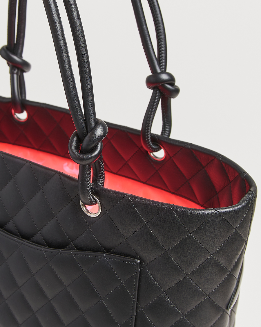 Heren | Gifts for Her | Chanel Pre-Owned | Cambon Ligne Tote Bag Medium Black