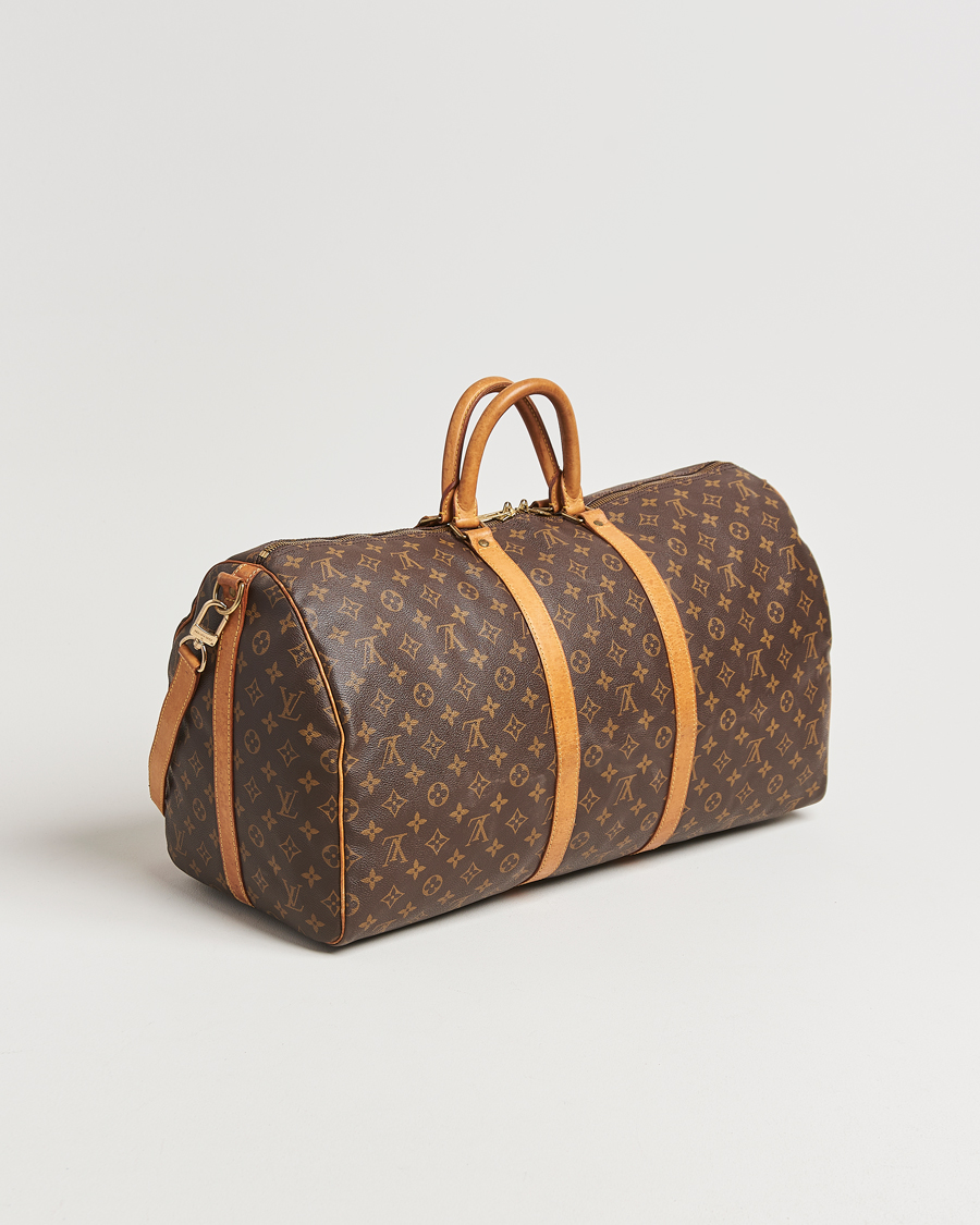 Heren | Pre-Owned & Vintage Bags | Louis Vuitton Pre-Owned | Keepall Bandoulière 55 Monogram