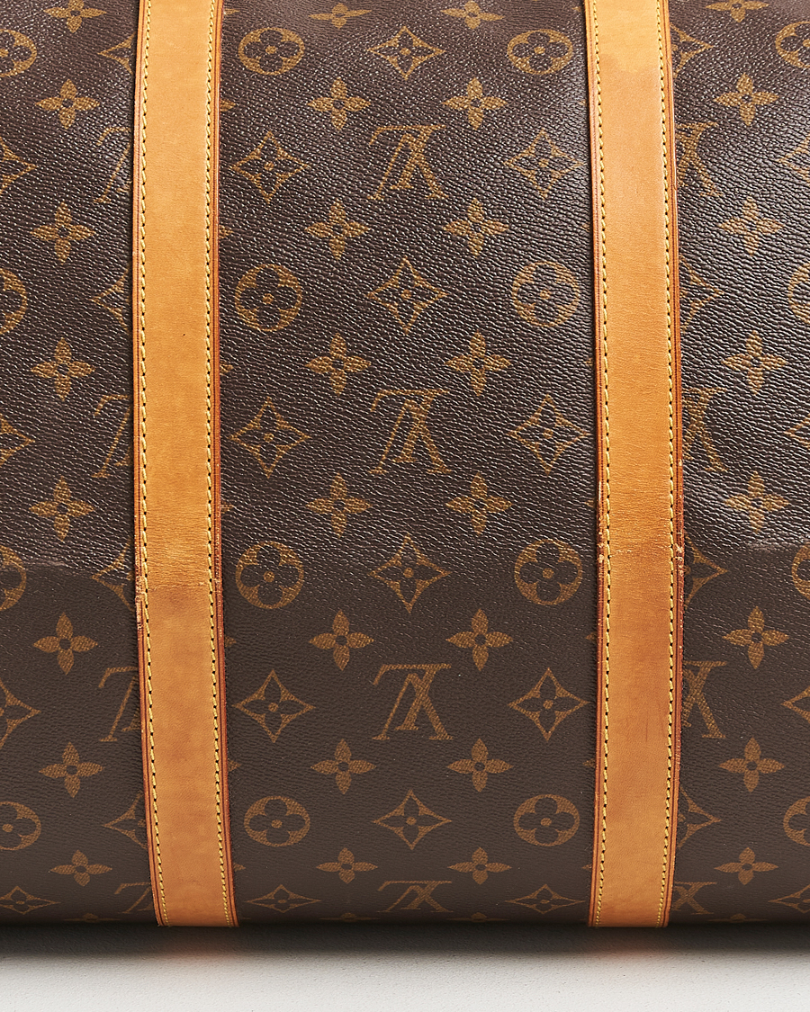 Heren | Pre-Owned & Vintage Bags | Louis Vuitton Pre-Owned | Keepall Bandoulière 55 Monogram