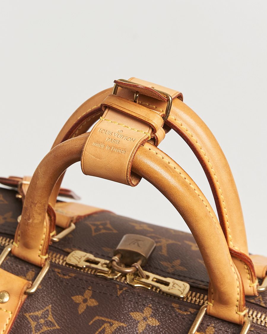 Heren | Pre-Owned & Vintage Bags | Louis Vuitton Pre-Owned | Keepall Bandoulière 55 Monogram