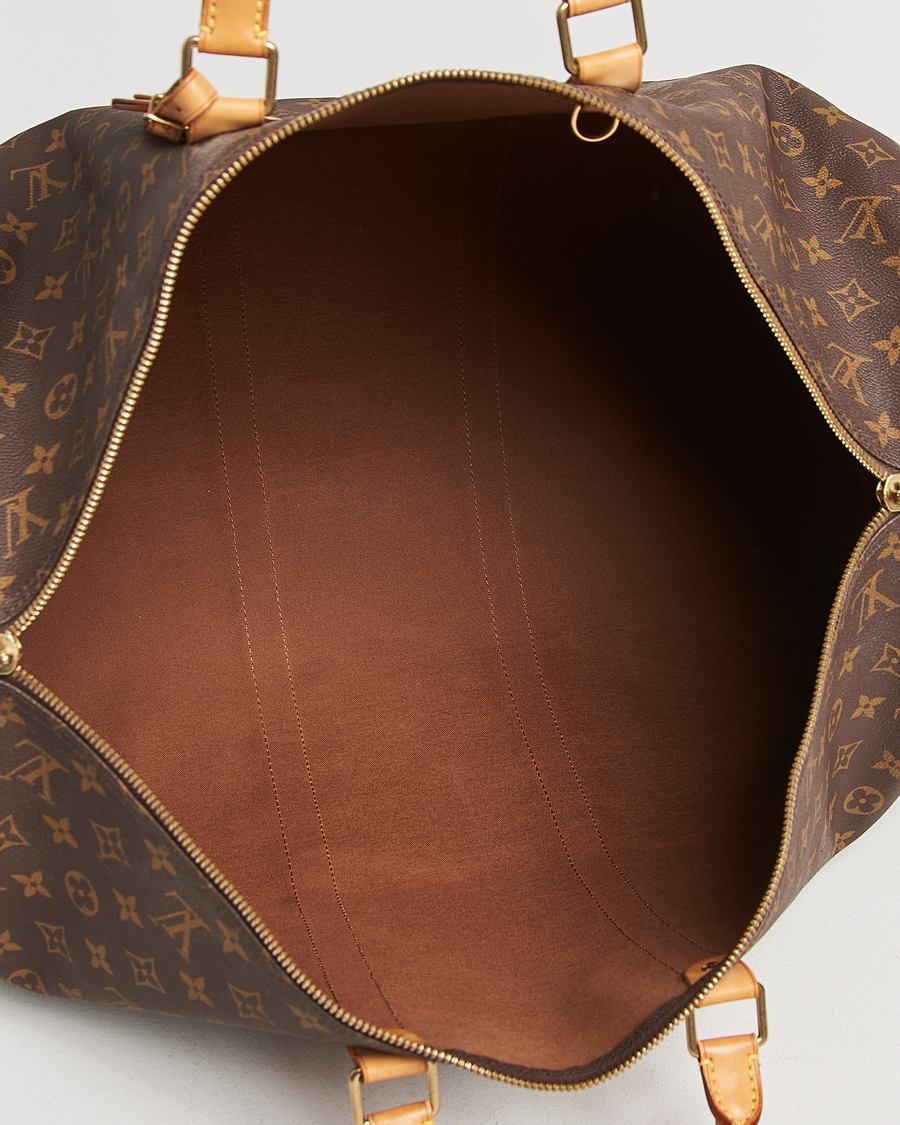 Heren | Pre-Owned & Vintage Bags | Louis Vuitton Pre-Owned | Keepall Bandoulière 55 Monogram
