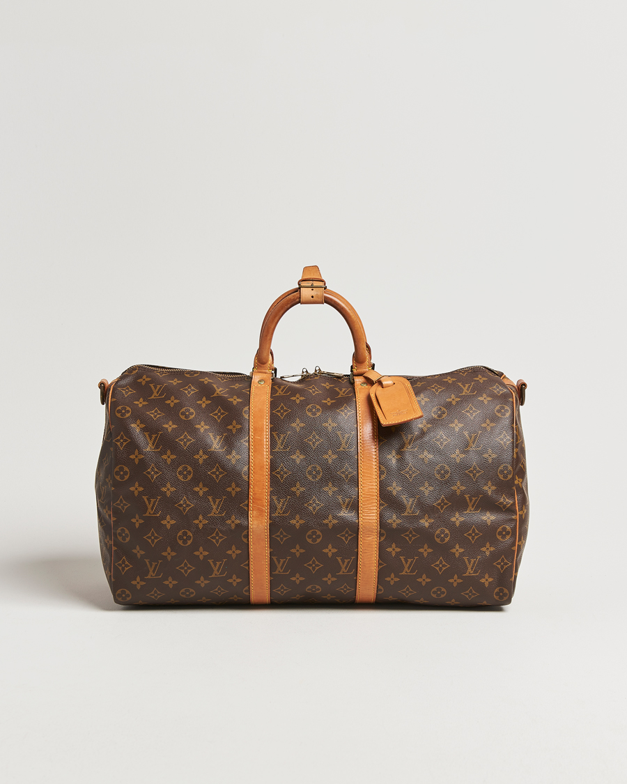 Heren | Pre-Owned & Vintage Bags | Louis Vuitton Pre-Owned | Keepall Bandoulière 50 Monogram