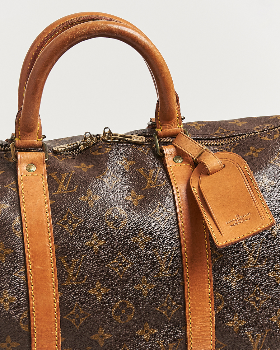 Heren | Pre-Owned & Vintage Bags | Louis Vuitton Pre-Owned | Keepall Bandoulière 50 Monogram