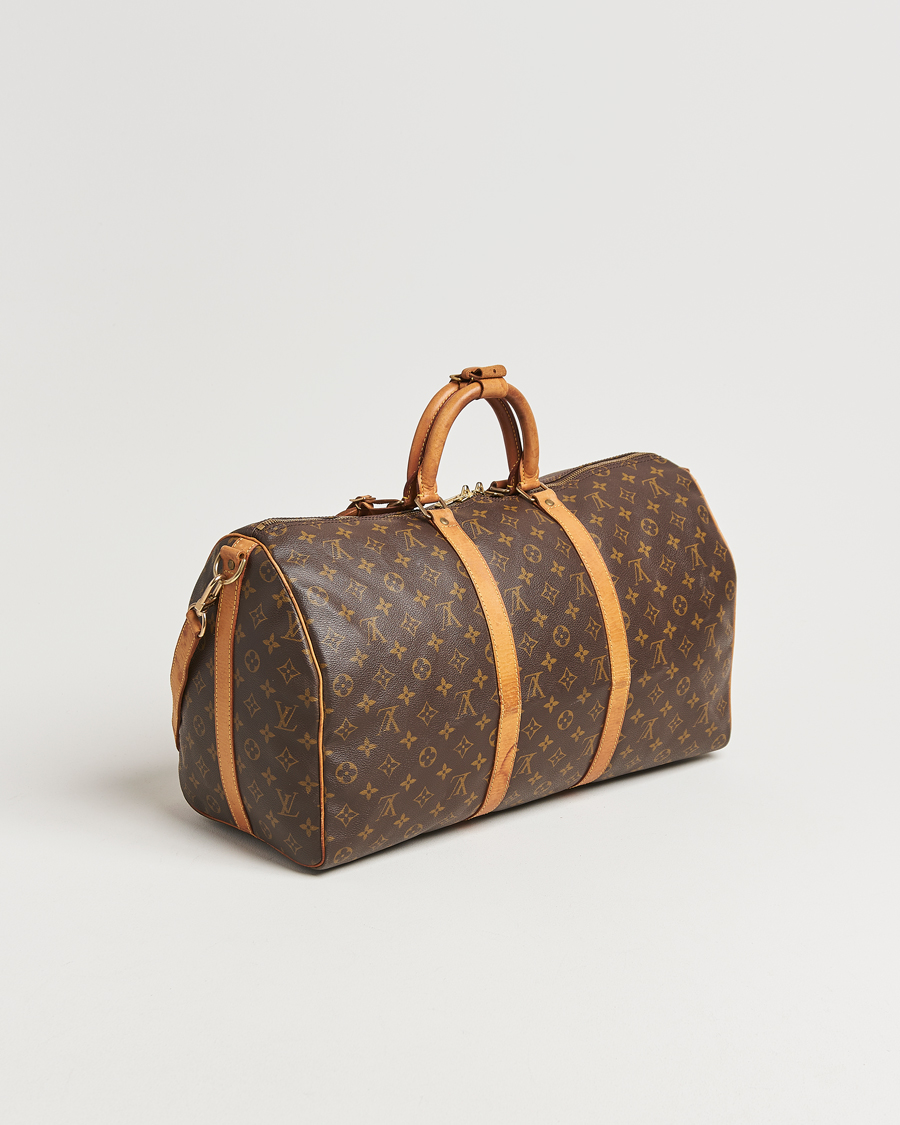 Heren | Pre-Owned & Vintage Bags | Louis Vuitton Pre-Owned | Keepall Bandoulière 50 Monogram