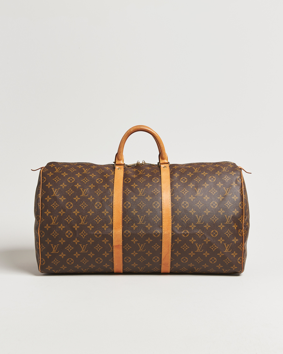 Heren | Pre-Owned & Vintage Bags | Louis Vuitton Pre-Owned | Keepall 55 Monogram
