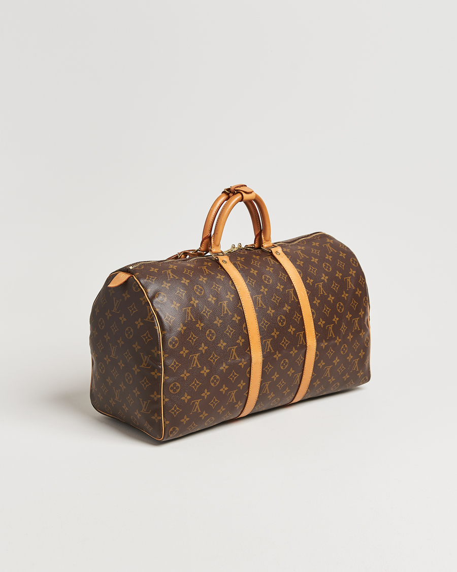 Heren | Pre-Owned & Vintage Bags | Louis Vuitton Pre-Owned | Keepall 50 Monogram