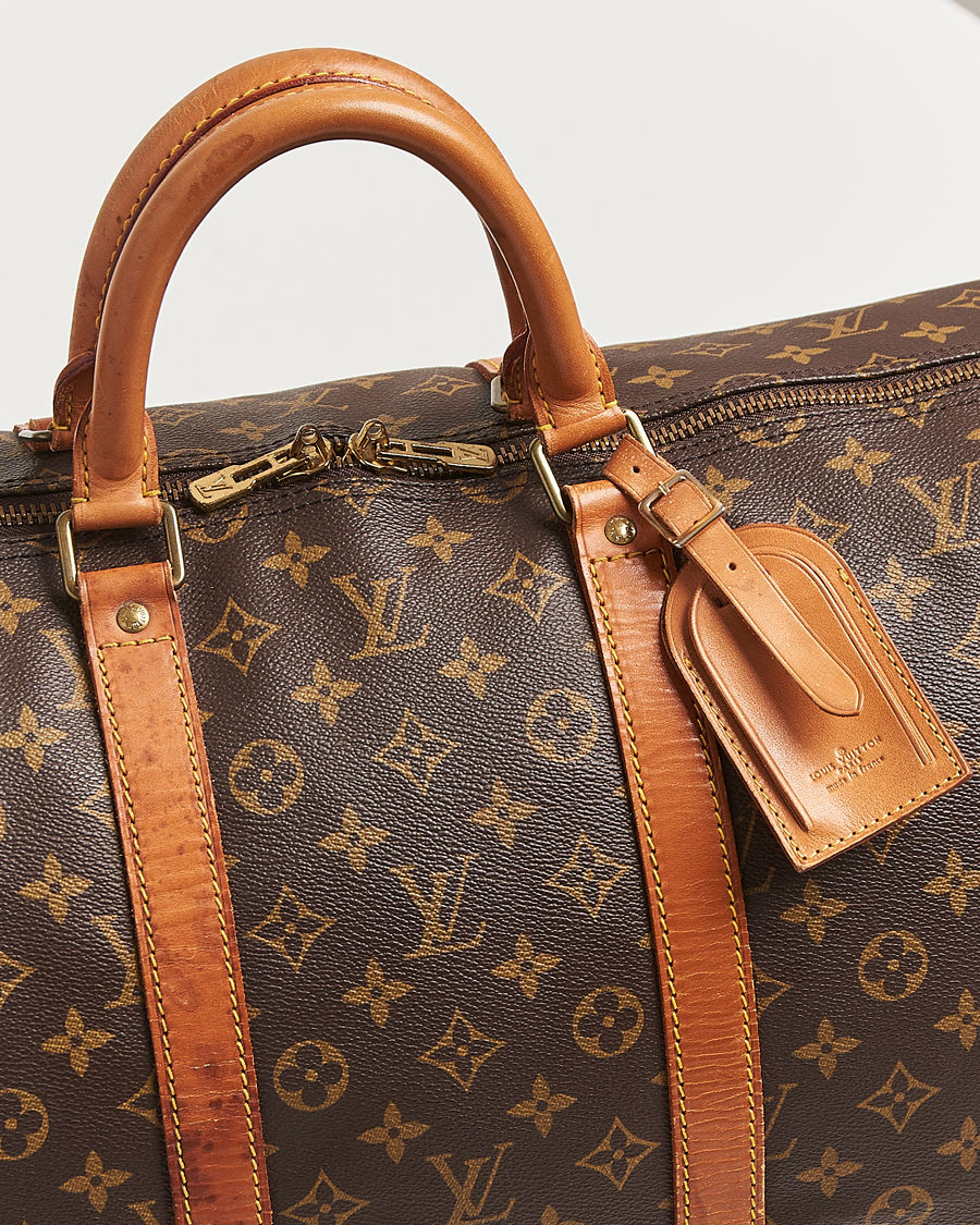 Heren | Pre-Owned & Vintage Bags | Louis Vuitton Pre-Owned | Keepall Bandoulière 55 Monogram
