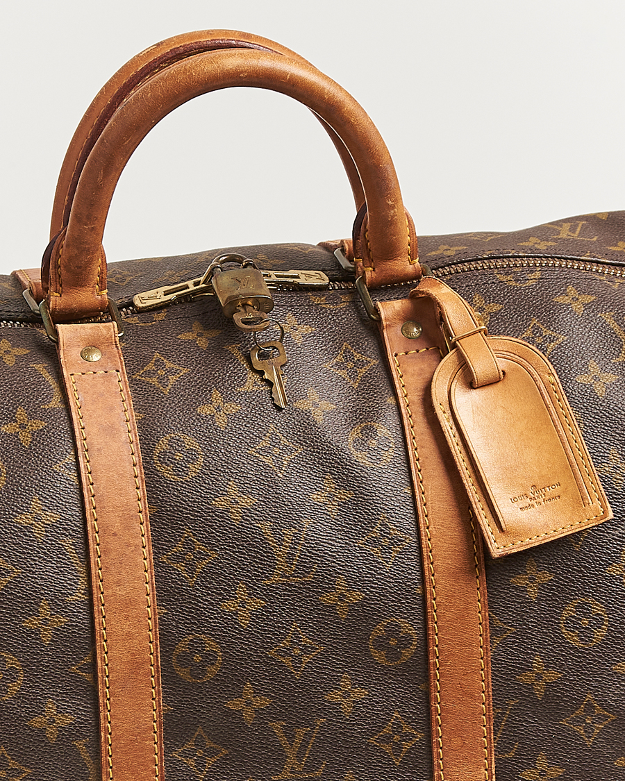 Heren | Pre-Owned & Vintage Bags | Louis Vuitton Pre-Owned | Keepall 55 Monogram