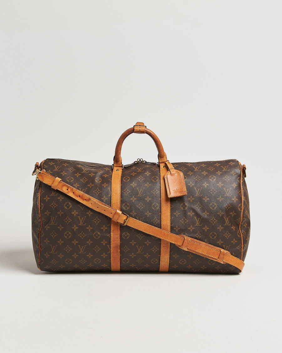 Heren | Pre-Owned & Vintage Bags | Louis Vuitton Pre-Owned | Keepall Bandoulière 55 Monogram