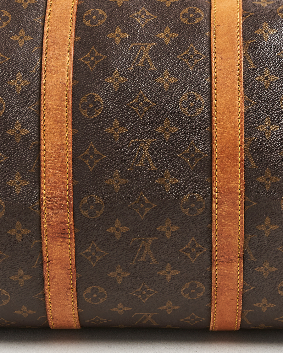 Heren | Pre-Owned & Vintage Bags | Louis Vuitton Pre-Owned | Keepall Bandoulière 55 Monogram
