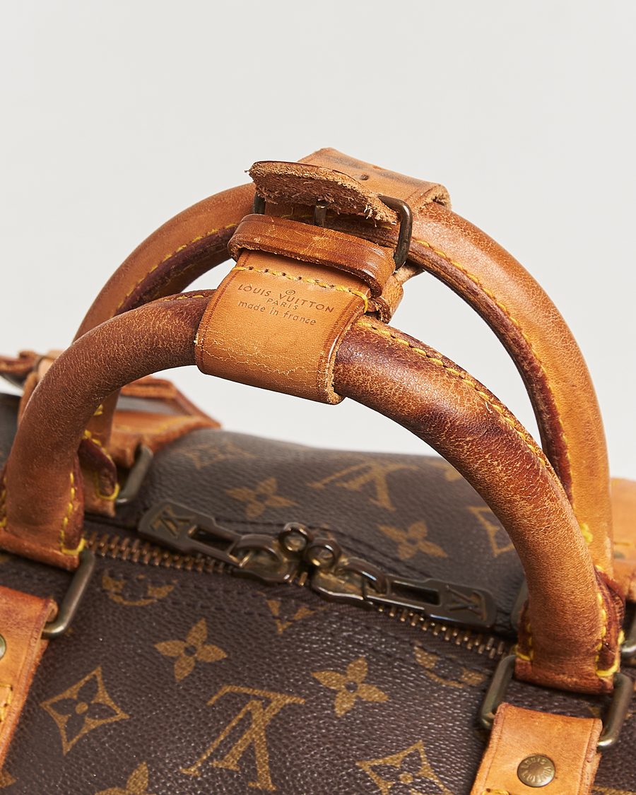 Heren | Pre-Owned & Vintage Bags | Louis Vuitton Pre-Owned | Keepall Bandoulière 55 Monogram