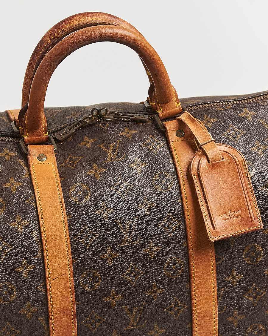 Heren | Pre-Owned & Vintage Bags | Louis Vuitton Pre-Owned | Keepall Bandoulière 55 Monogram