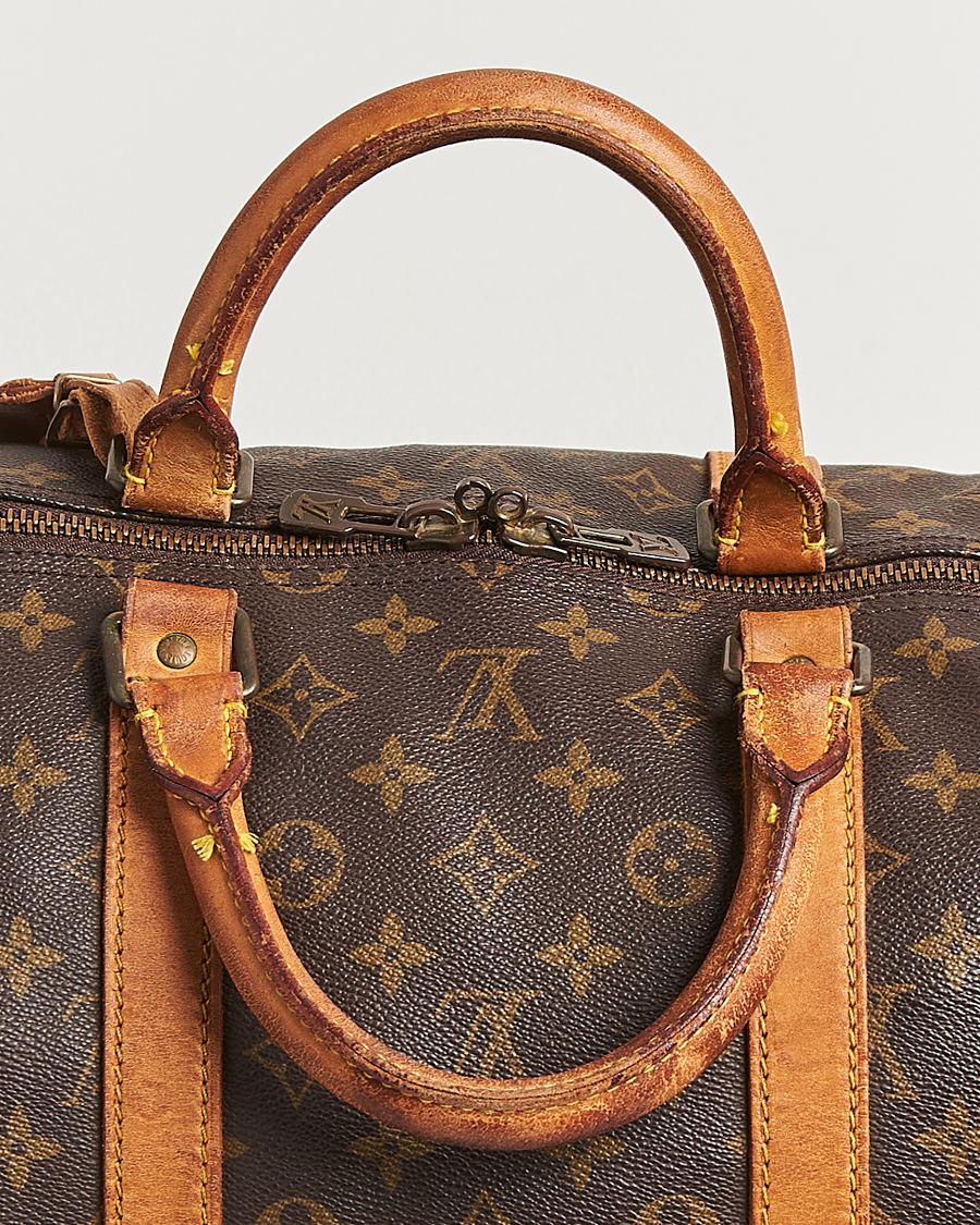 Heren | Pre-Owned & Vintage Bags | Louis Vuitton Pre-Owned | Keepall Bandoulière 55 Monogram