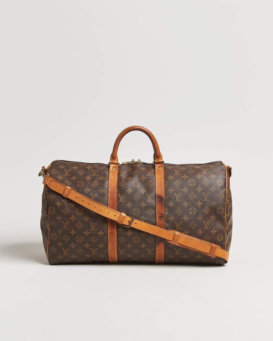 Heren | Pre-Owned & Vintage Bags | Louis Vuitton Pre-Owned | Keepall Bandoulière 50 Monogram