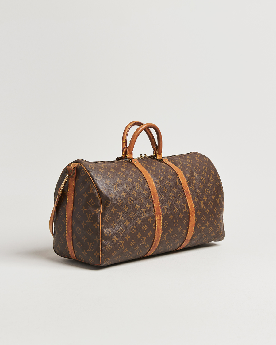 Heren | Pre-Owned & Vintage Bags | Louis Vuitton Pre-Owned | Keepall Bandoulière 50 Monogram