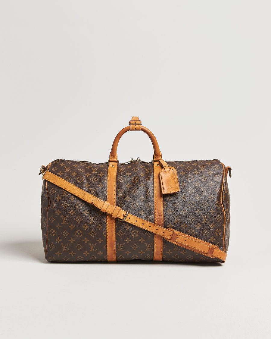 Heren | Pre-Owned & Vintage Bags | Louis Vuitton Pre-Owned | Keepall Bandoulière 50 Monogram