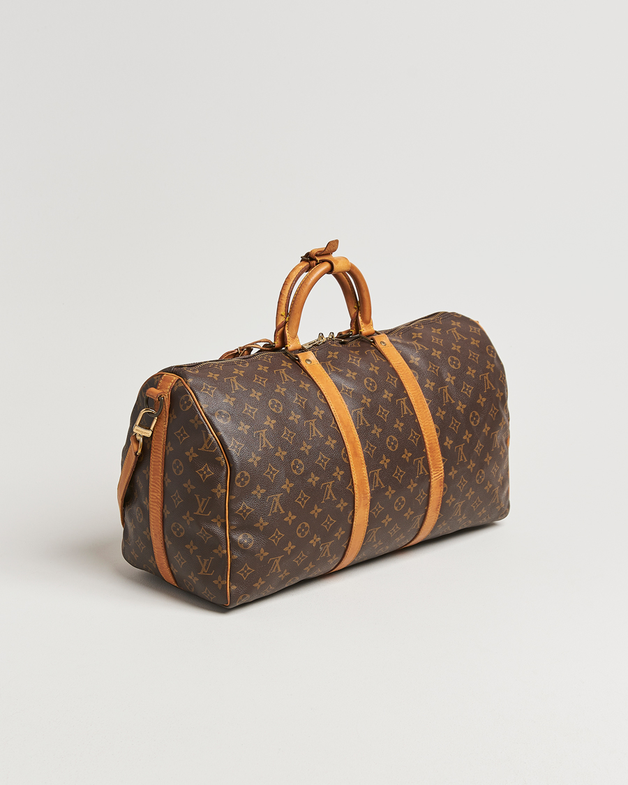 Heren | Pre-Owned & Vintage Bags | Louis Vuitton Pre-Owned | Keepall Bandoulière 50 Monogram