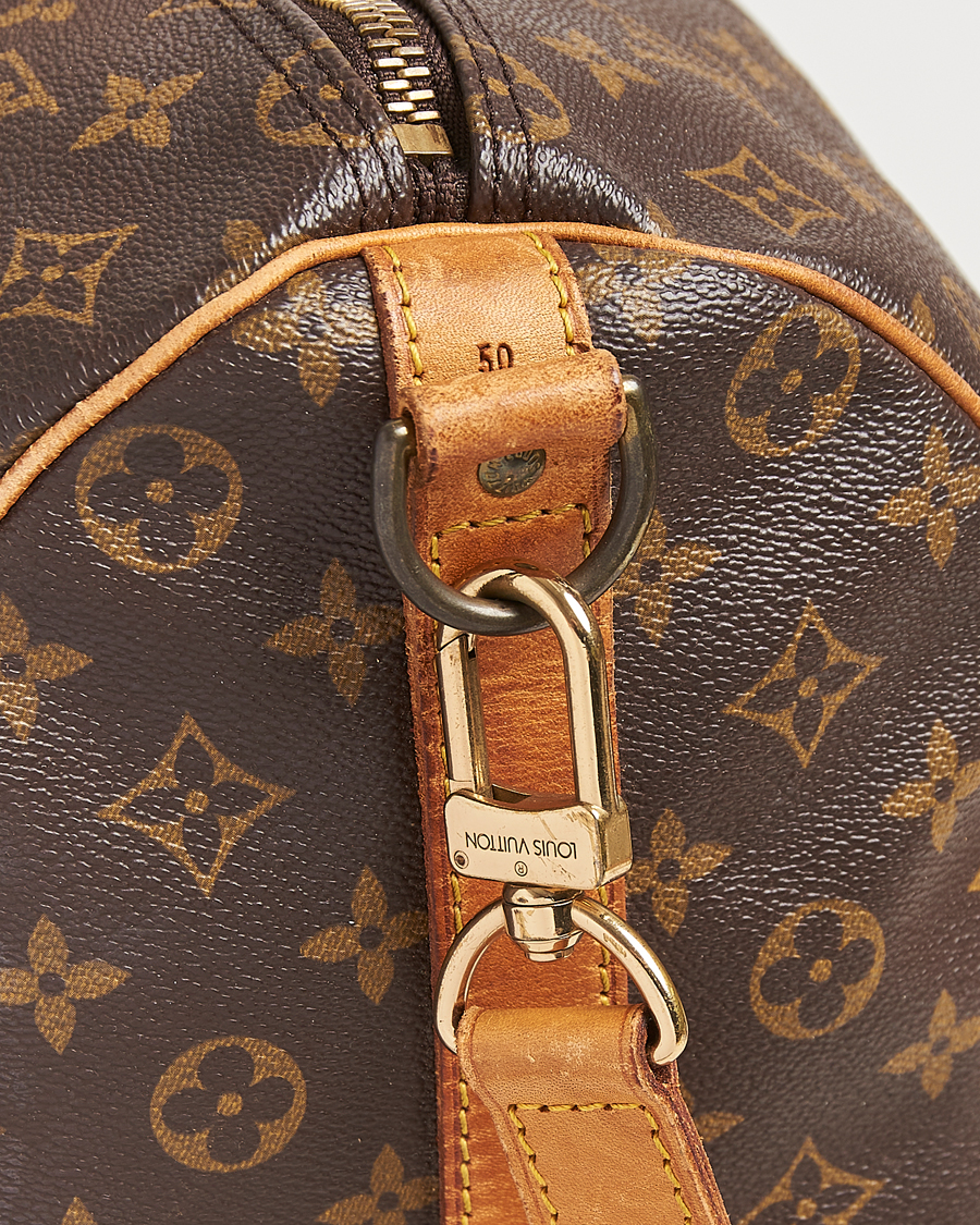 Heren | Pre-Owned & Vintage Bags | Louis Vuitton Pre-Owned | Keepall Bandoulière 50 Monogram