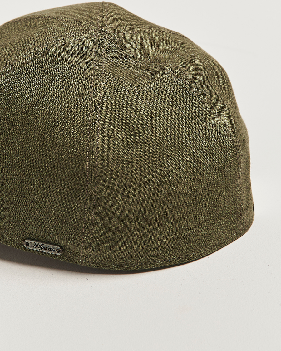 Heren | Hoeden en petten | Wigéns | Baseball Linen Cap Olive