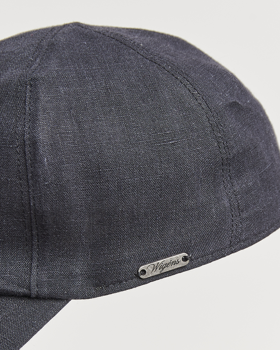 Heren | Hoeden en petten | Wigéns | Baseball Linen Cap Black