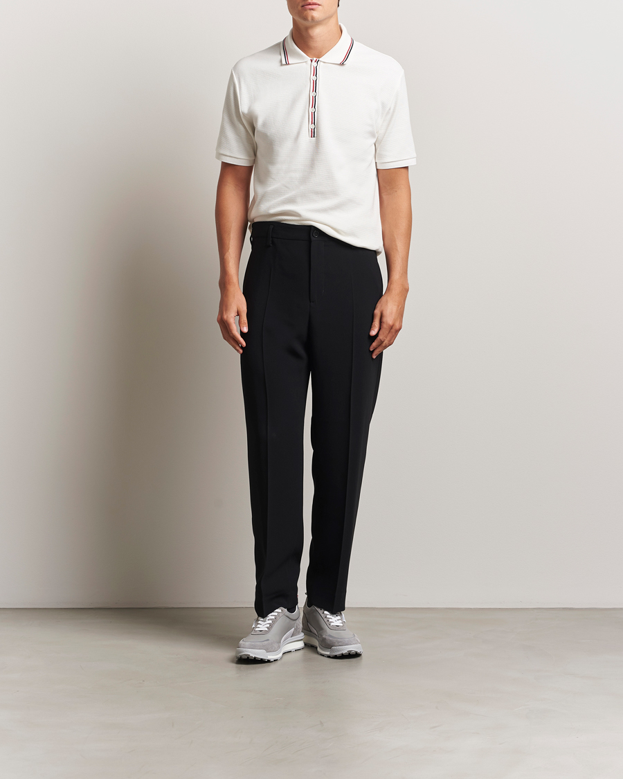 Heren | Polo's | Thom Browne | Waffle Cotton Polo Natural White