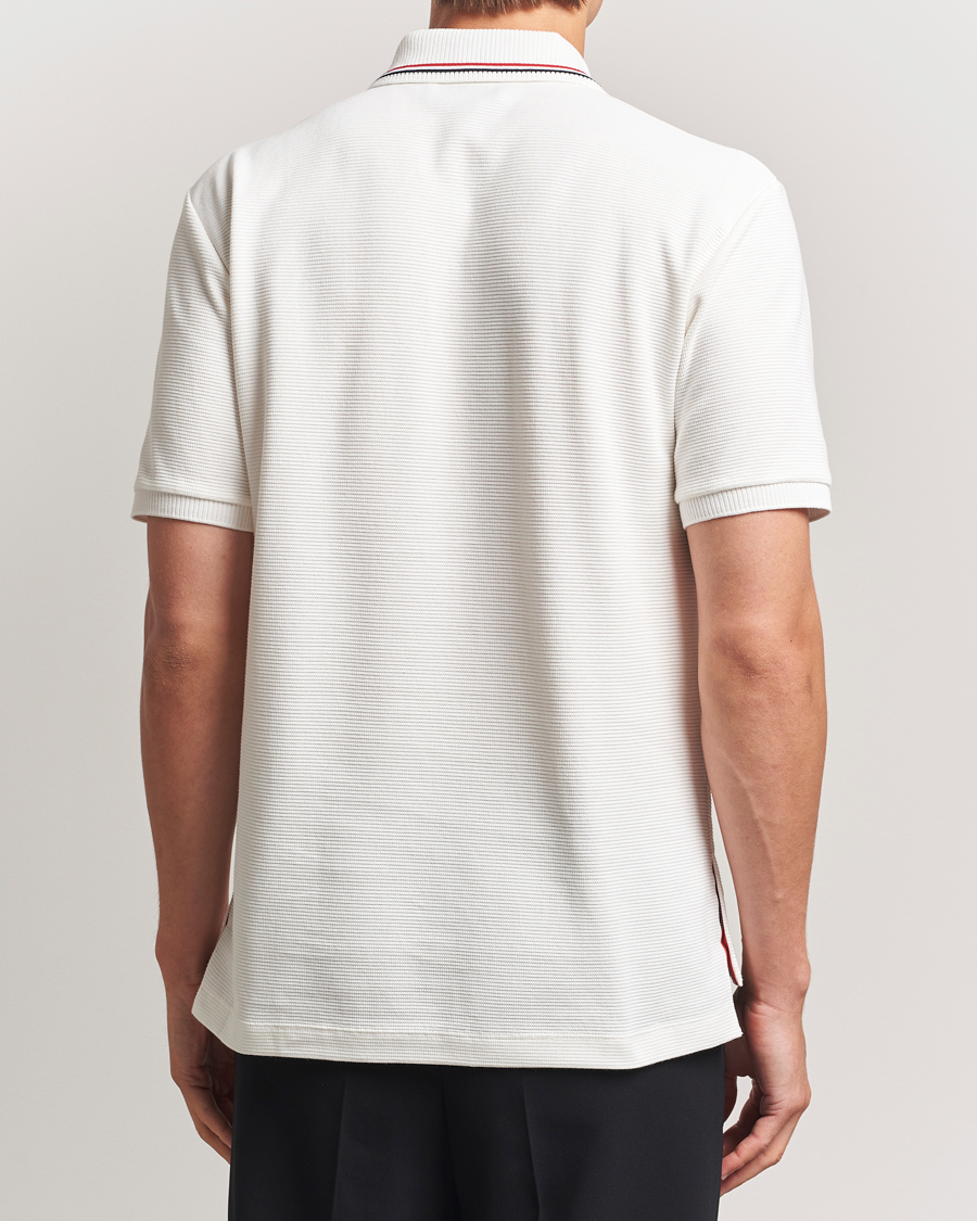 Heren | Polo's | Thom Browne | Waffle Cotton Polo Natural White