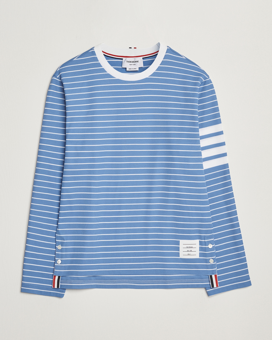 Heren | T-shirts | Thom Browne | Long Sleeve T-Shirt Blue/White