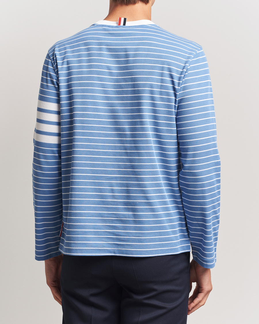 Heren | T-shirts | Thom Browne | Long Sleeve T-Shirt Blue/White
