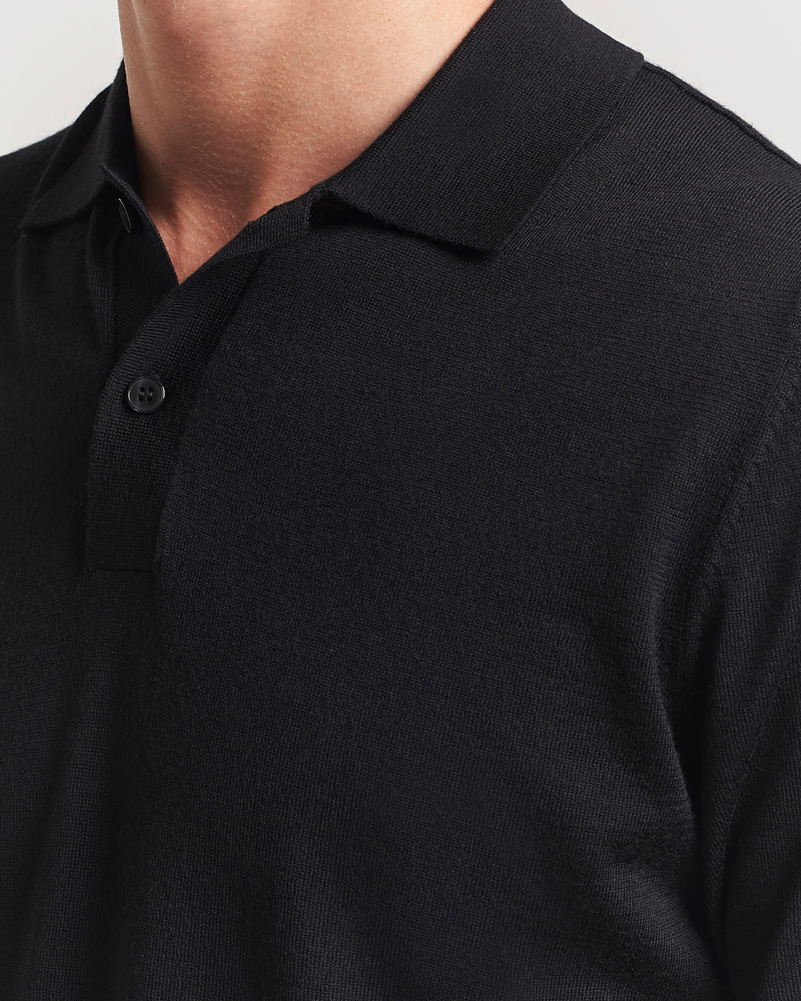 Heren | Polo's | Samsøe Samsøe | Sarown Knitted Polo Black
