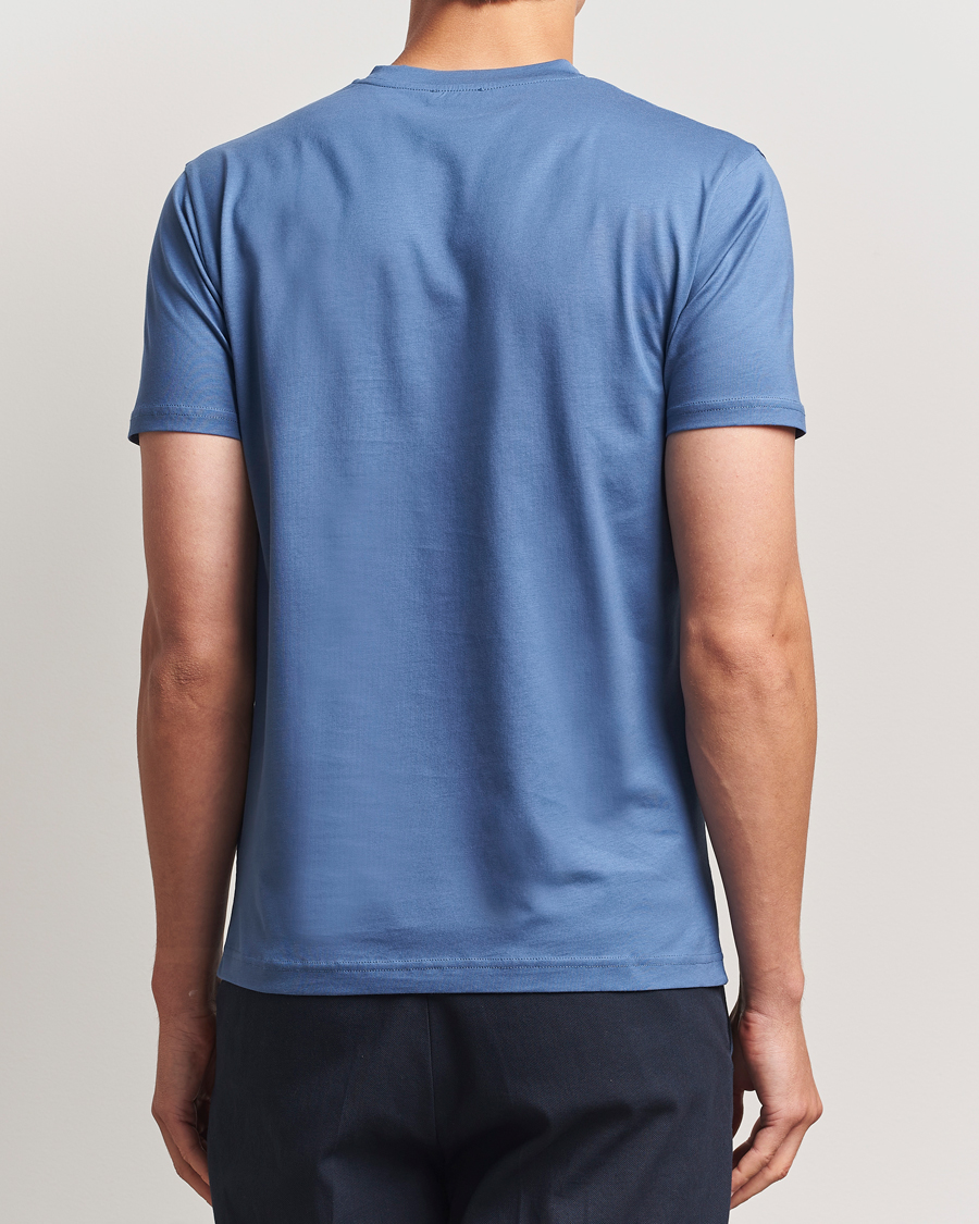 Heren | T-shirts | Sunspel | Riviera Midweight T-Shirt Soft Denim