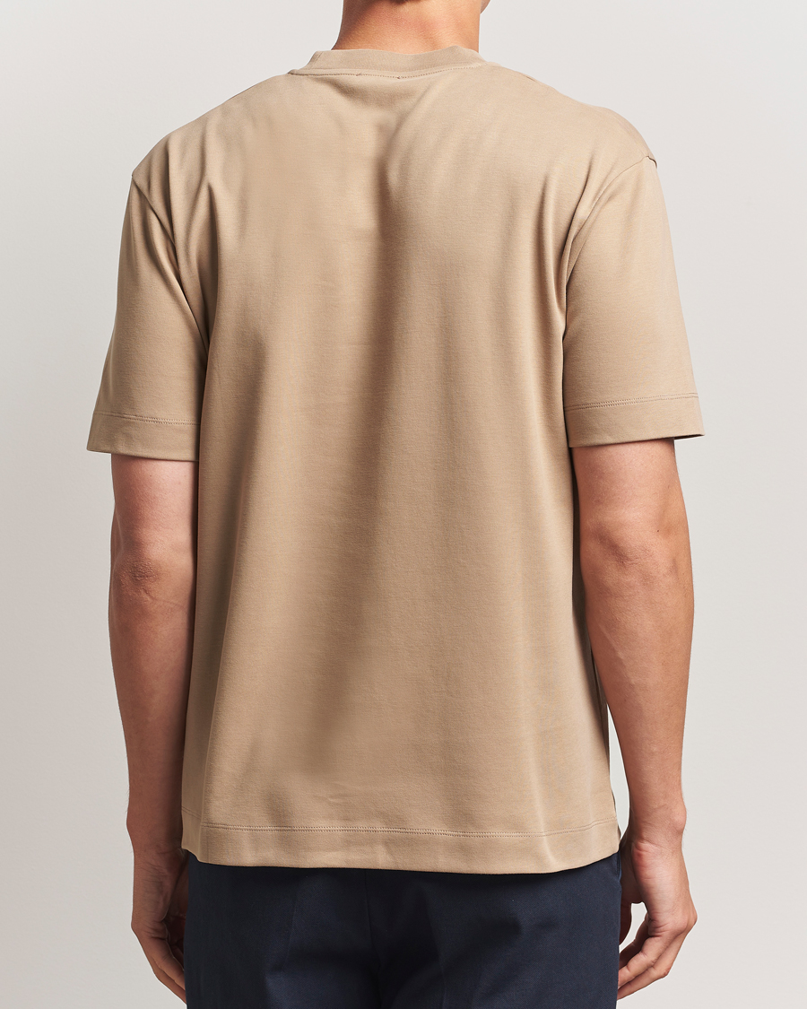Heren | T-shirts | Sunspel | Heavy Weight Supima Cotton T-Shirt Dune