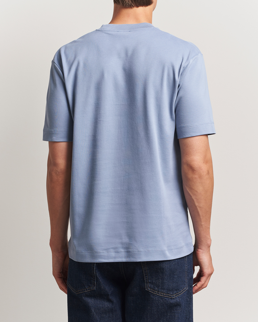 Heren | T-shirts | Sunspel | Heavy Weight Supima Cotton T-Shirt Vintage Blue