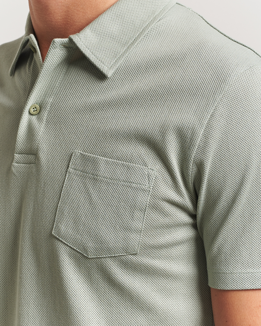Heren | Polo's | Sunspel | Riviera Polo Shirt Pastel Green