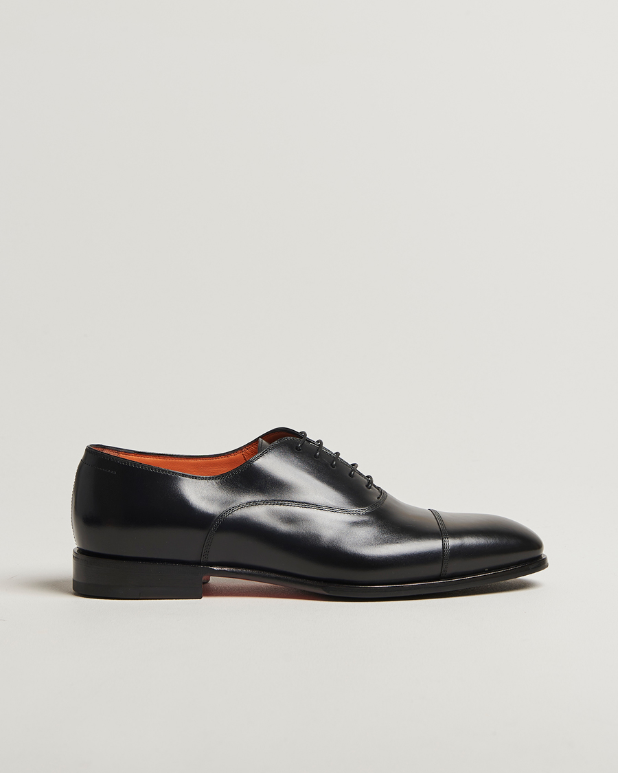 Heren | Oxfords | Santoni | Adrian Oxford Black Calf
