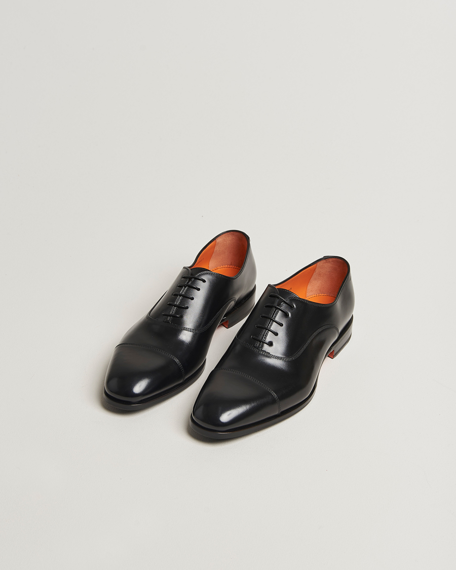 Heren | Oxfords | Santoni | Adrian Oxford Black Calf